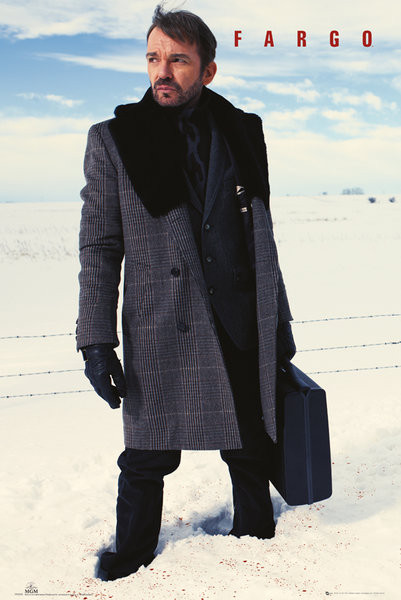 Poster Fargo - Lorne Malvo Snow Blood
