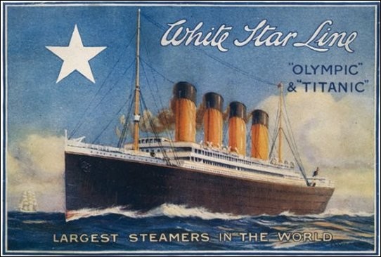 Art Print Titanic - White Star Line