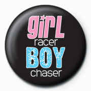 Button Girl Racer / Boy Chaser