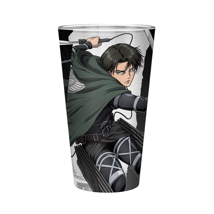 Üvegpohár Attack on Titan - Levi S4