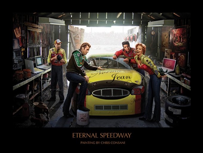 Umělecký tisk Eternal Speedway - Chris Consani