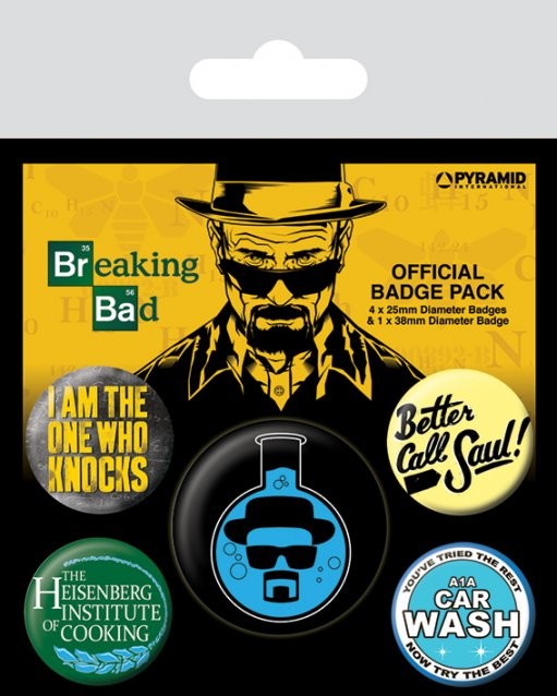 Ansteckerset Breaking Bad - Heisenberg Flask