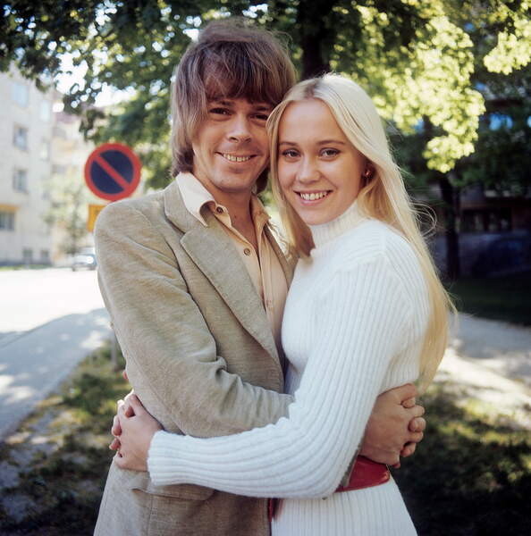 Fotografie Agnetha Fältskog, 1970, 40x40 cm