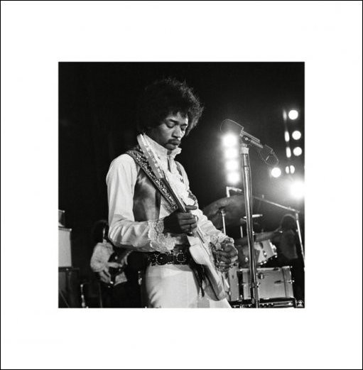 Druk artystyczny Jimi Hendrix - Live