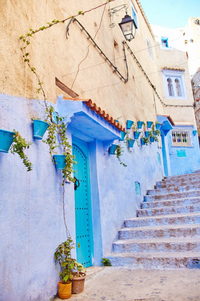 Levně Plakát, Obraz - Morocco is the blue city of, Evgeniy Ivanov, 26.7 × 40 cm