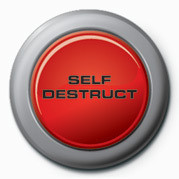 Kitűző Self Destruct