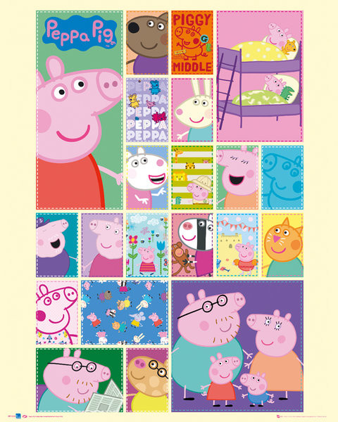 Poster Peppa Pig - Grid