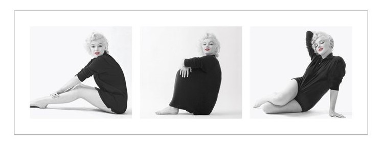 Kunstdruk Marilyn Monroe - Sweater Triptych