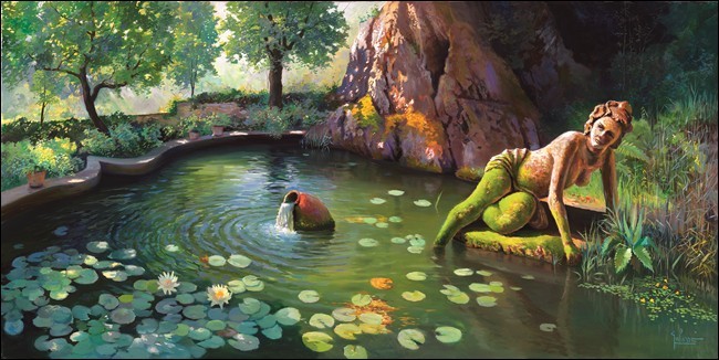 Umělecký tisk Fontana di Venere