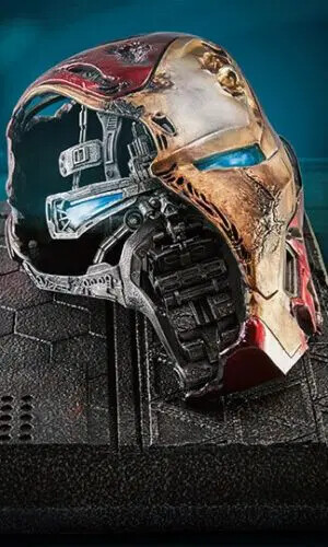 iron man broken helmet infinity war MC-038 Avengers: Endgame Master Craft Battle-Damaged Mark50 Limited edition of 3000 pieces Why Iron Man helmet has
