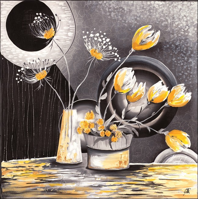 Umělecký tisk Black art 2 – Trittico