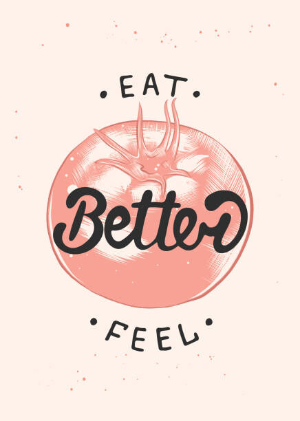 Levně Plakát, Obraz - Vector food and sport motivational healthy, Mariia Akimova, 30 × 40 cm