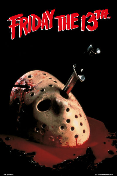 Ingelijste poster Friday the 13th - mask