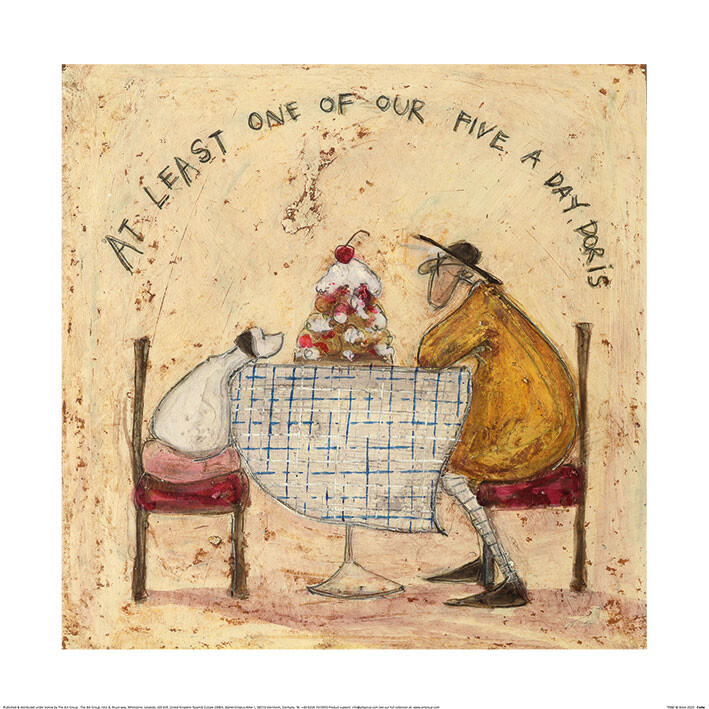 Levně Umělecký tisk Sam Toft - At Least One of Our Five A Day Doris, 40 × 40 cm
