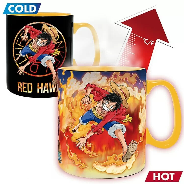 Tazza cambiacolore One Piece - Luffy & Sabo