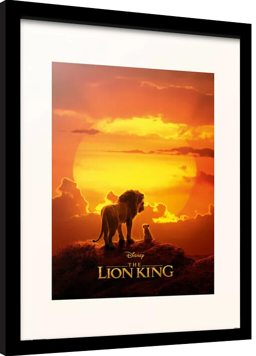 Oprawiony plakat Disney - Lion King