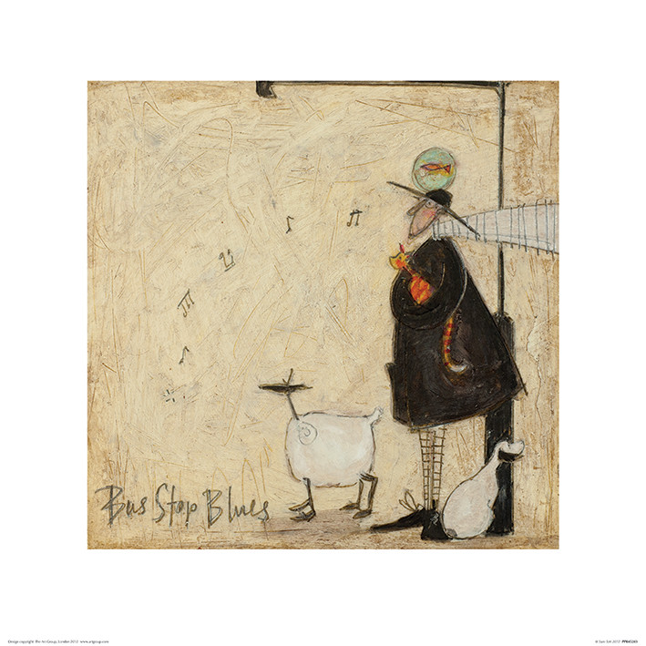 Kunstdruk Sam Toft - Bus Stop Blues