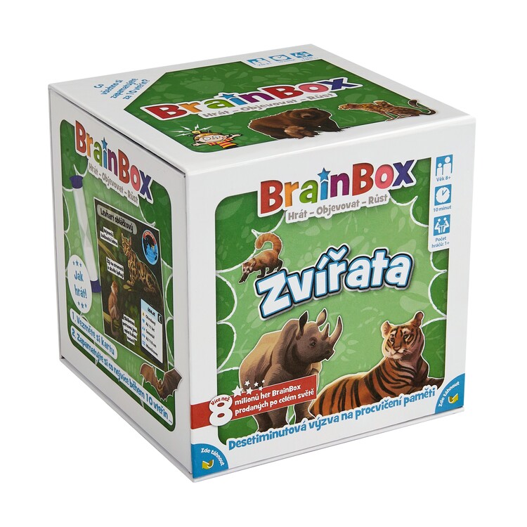 Desková hra BrainBox - zvířata, CS