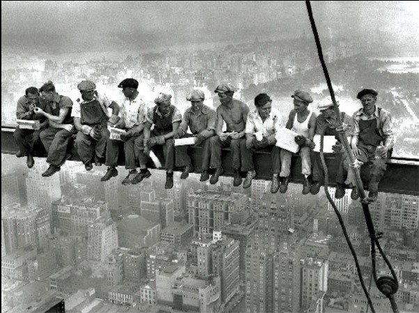 Art Print New York - Lunch on a skyscraper