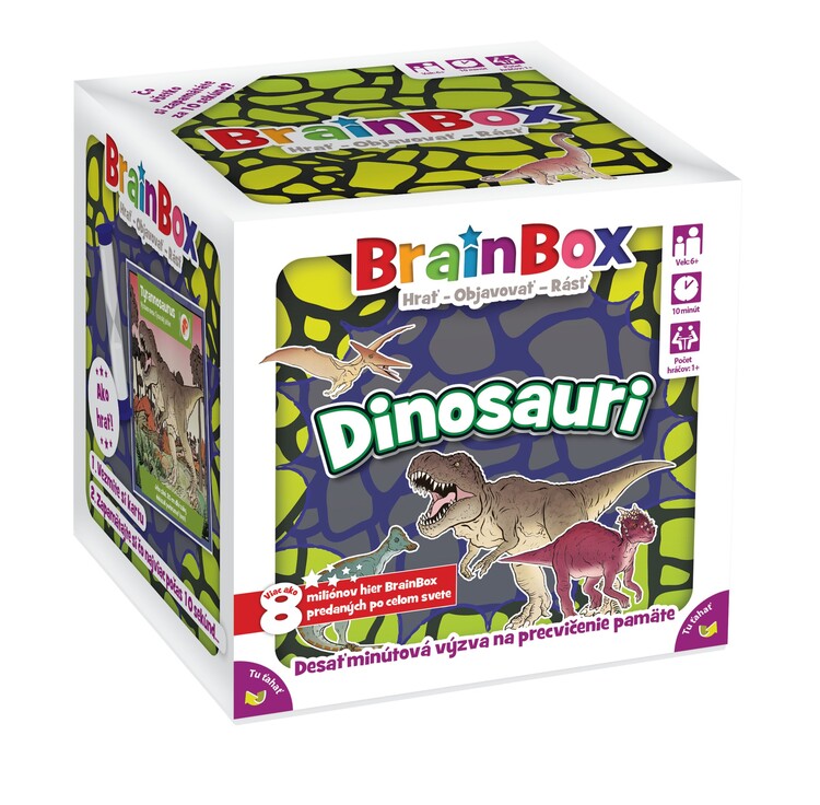 Dosková hra BrainBox - dinosaury SK 