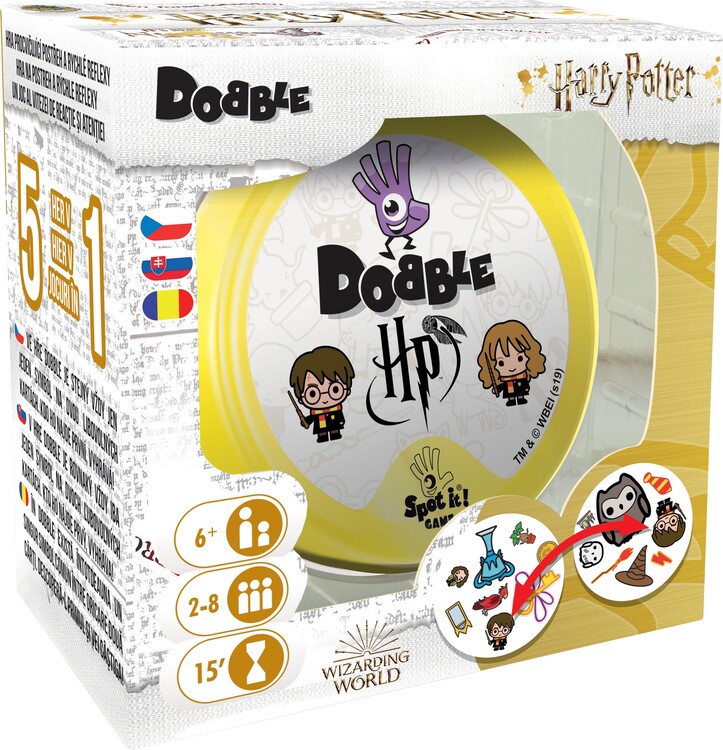 Desková hra Dobble Harry Potter, CS, SK, RO