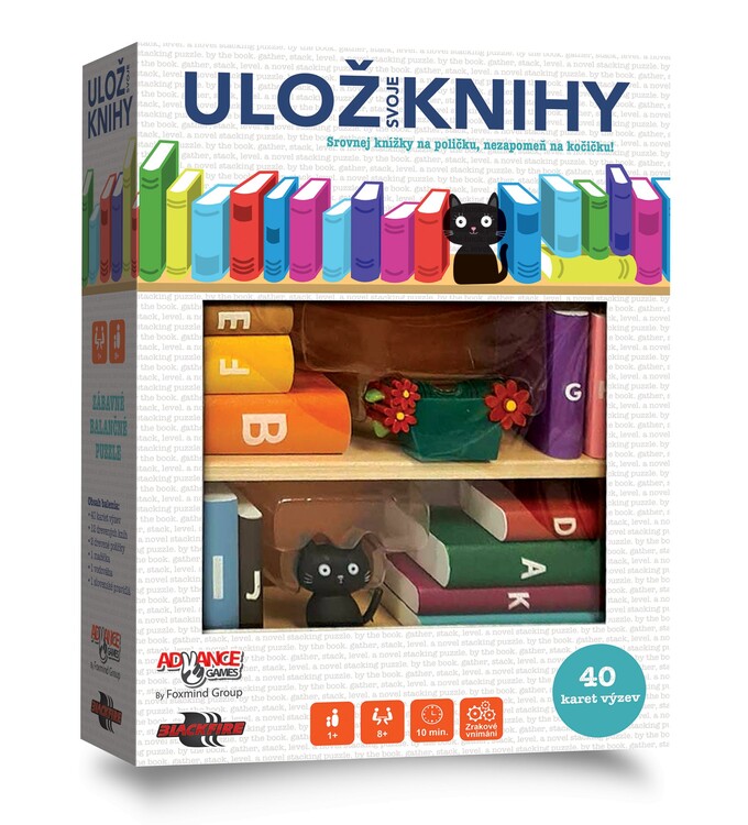 Dosková hra Ulož svoje knihy