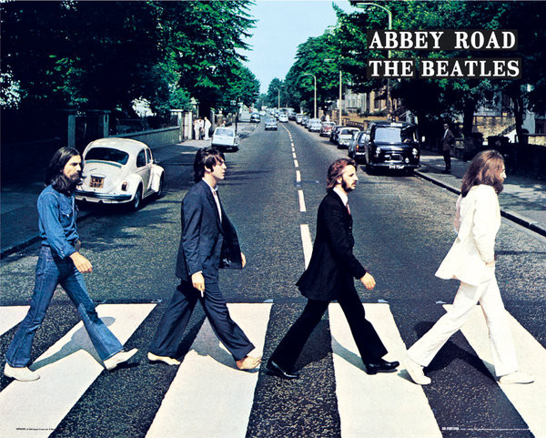 Gerahmte Poster Beatles - Abbey road