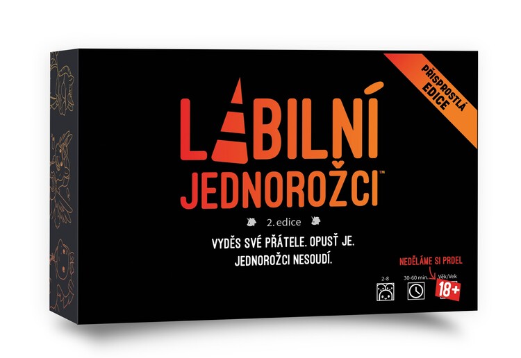 Desková hra Labilní jednorožci: Přisprostlá edice