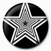 Anstecker OP ART STARS