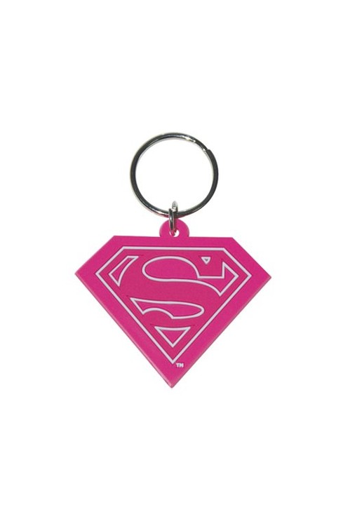 Klíčenka Superman - Supergirl Pink