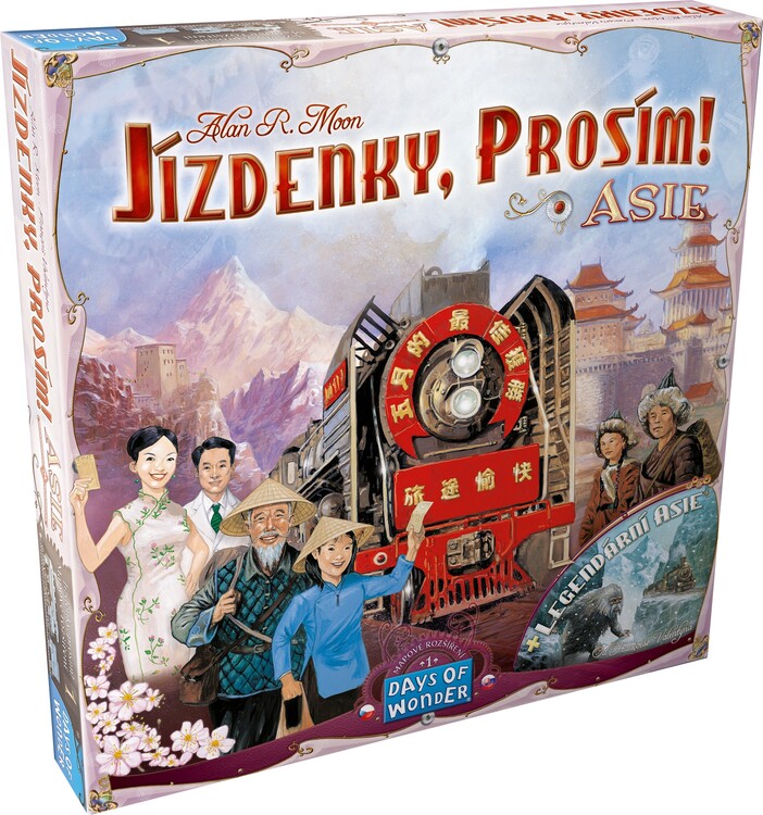 Dosková hra Jízdenky, prosím! Asie
