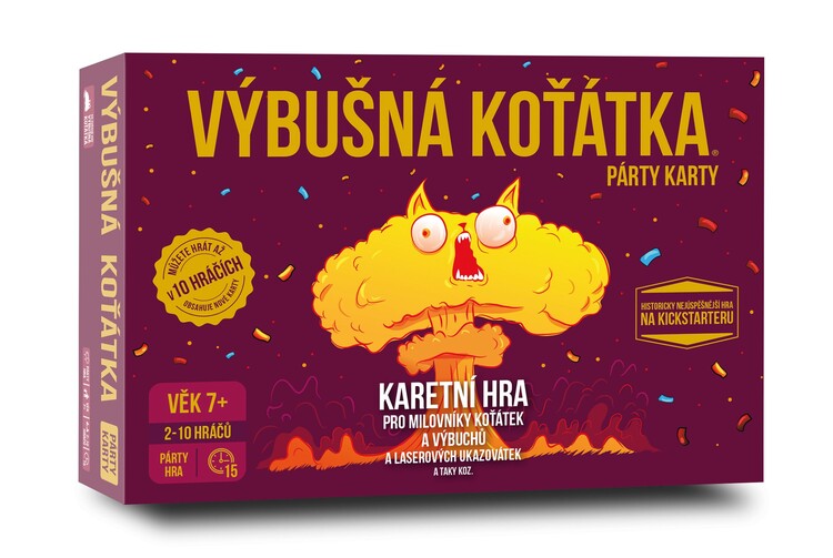 Dosková hra Výbušná koťátka: Párty karty