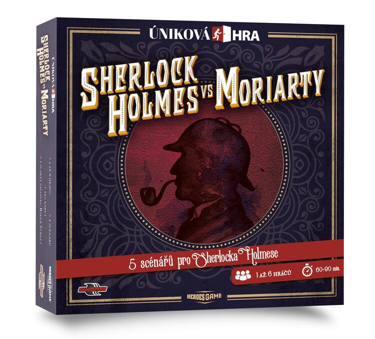 Desková hra Sherlock Holmes VS Moriarty, CS