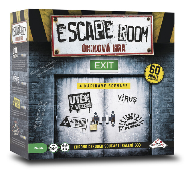 Desková hra ESCAPE ROOM 1: úniková hra - 4 scénáře, CS