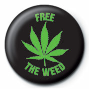 Insignă FREE THE WEED