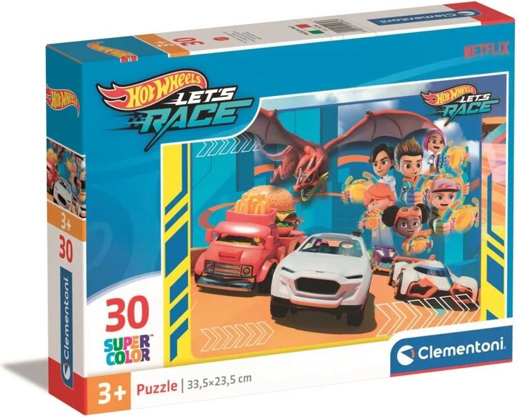 Puzzle Hot Wheels, 30 ks