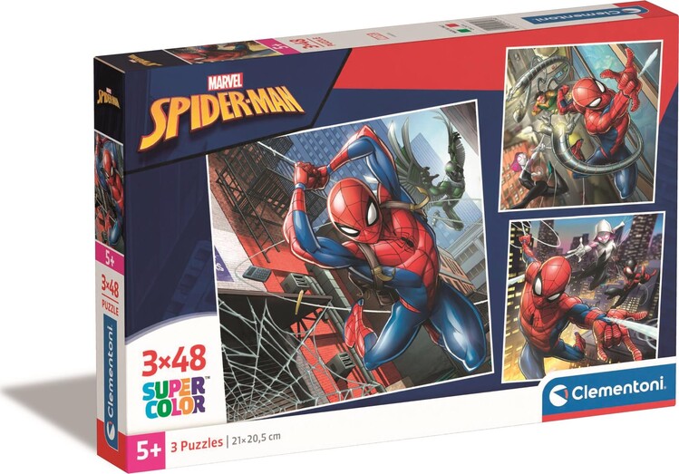 Puzzle Marvel - Spider-Man, (3x) 48 ks