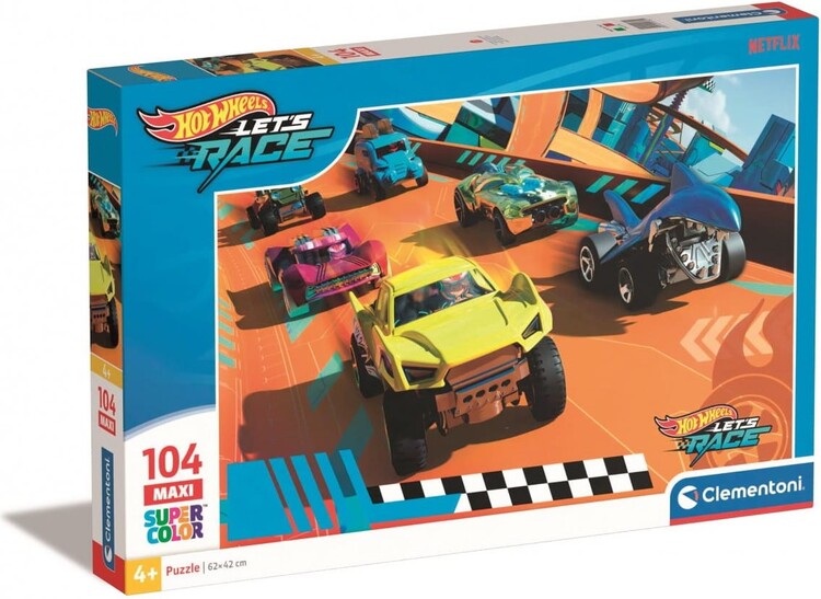 Puzzle Hot Wheels, 104 ks