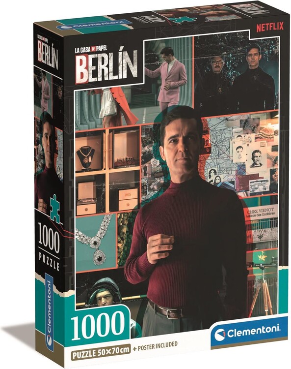 Puzzle Compact Box - La Casa De Papel - Berlin, 1000 ks