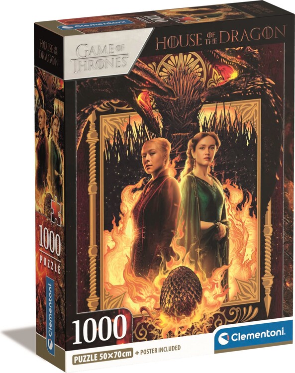 Puzzle Compact Box - House of the Dragon, 1000 ks