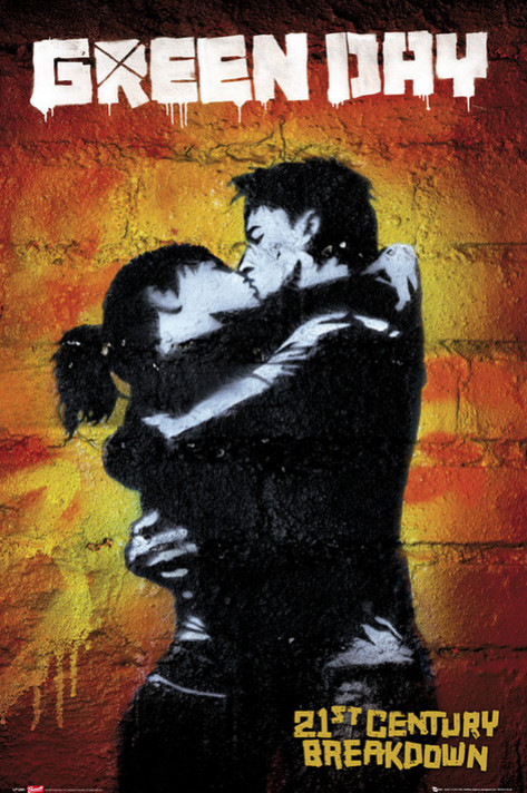 Ingelijste poster Green Day - 21st Century