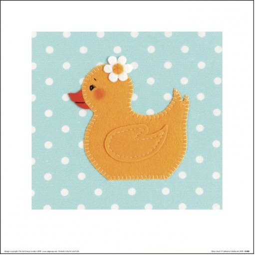 Kunstdruk Catherine Colebrook - Daisy Duck
