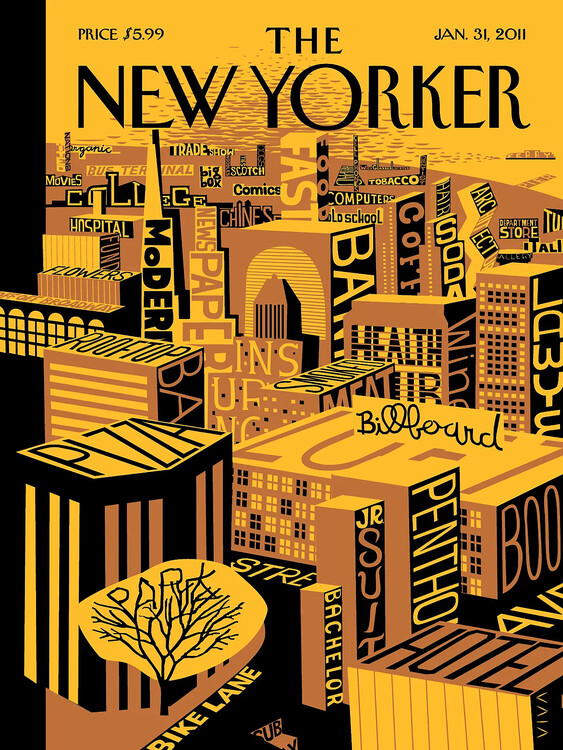 Ilustrace The NY Magazine Cover 189, 30 × 40 cm