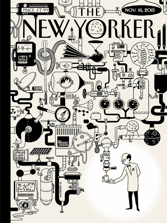 Ilustrace The NY Magazine Cover 198, 30 × 40 cm