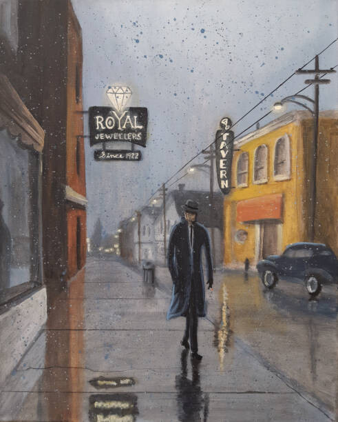 Ilustrace After Midnight, Dave Rheaume Artist, 30 × 40 cm