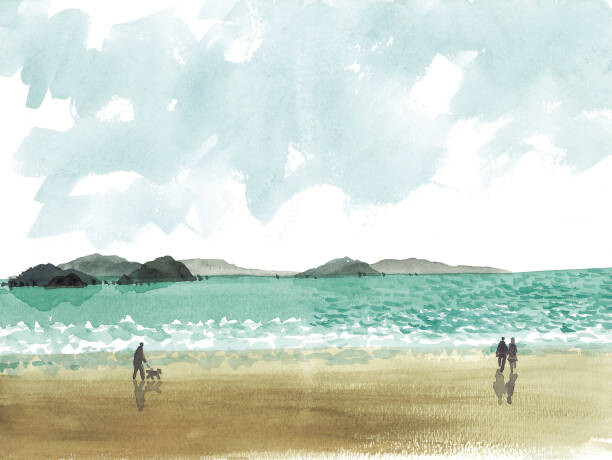 Ilustrace Seascape of Jeju Island, South Korea, jinwoo.lim / Imazins, 40 × 30 cm