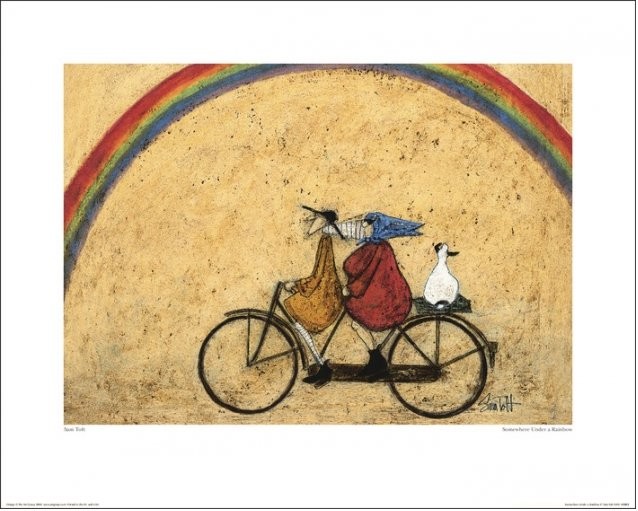 Művészeti nyomat Sam Toft - Somewhere Under a Rainbow