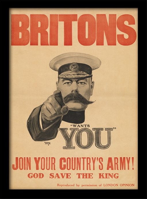 Keretezett poszter IWM - Britons