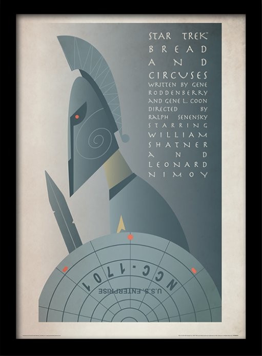 Rámovaný plakát Star Trek - Bread and Circuses