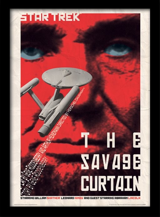 Ingelijste poster Star Trek - The Savage Curtain